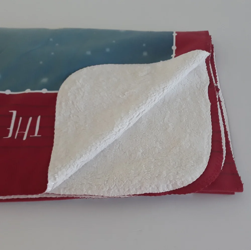 Joy to the World Sherpa Throw 50x60